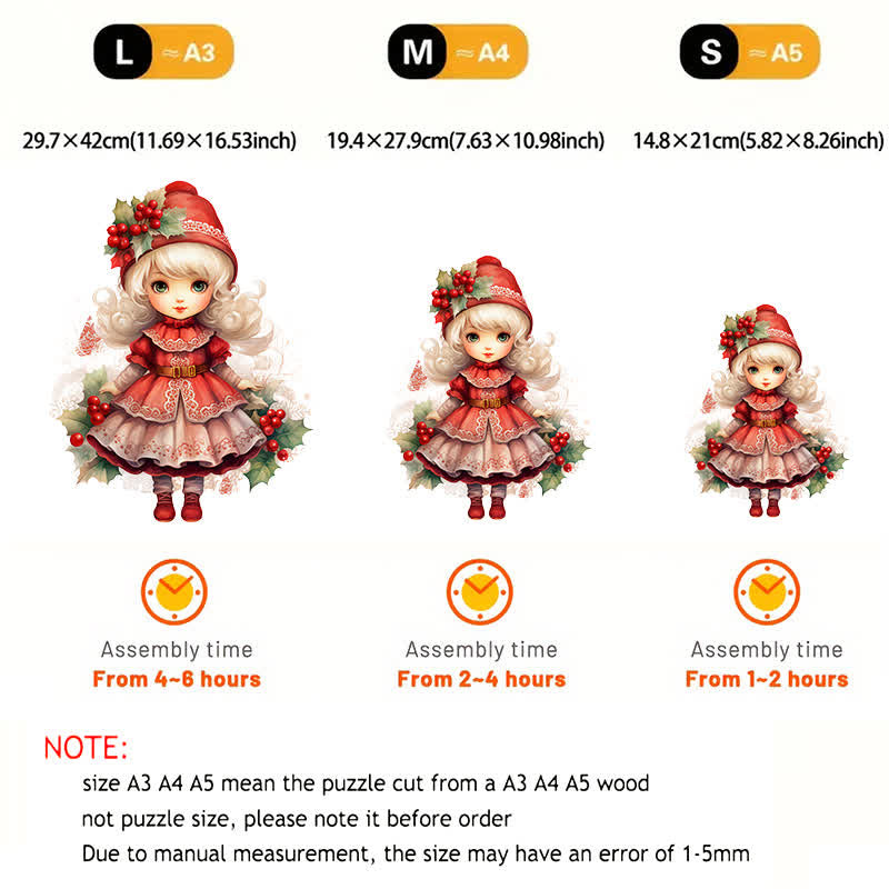 Rubbyoo Victorian Dolls with Hats - Wooden Jigsaw Puzzle - image 4