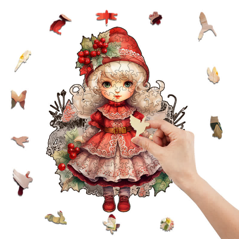 Rubbyoo Victorian Dolls with Hats - Wooden Jigsaw Puzzle - image 7
