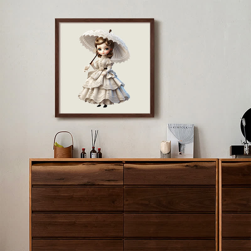 Rubbyoo Elegance Bisque Dolls Victorian Dolls With Hats - Wooden Jigsaw Puzzle - image 6