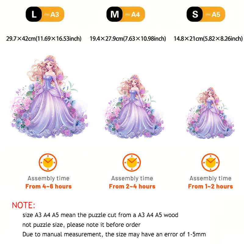 Rubbyoo Little Princess - Wooden Jigsaw Puzzle - image 3