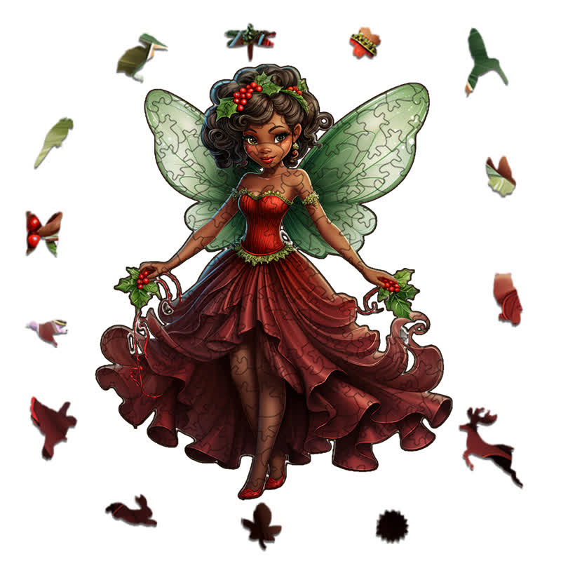 Rubbyoo Majestic Black Little Girl - Wooden Jigsaw Puzzle - image 1