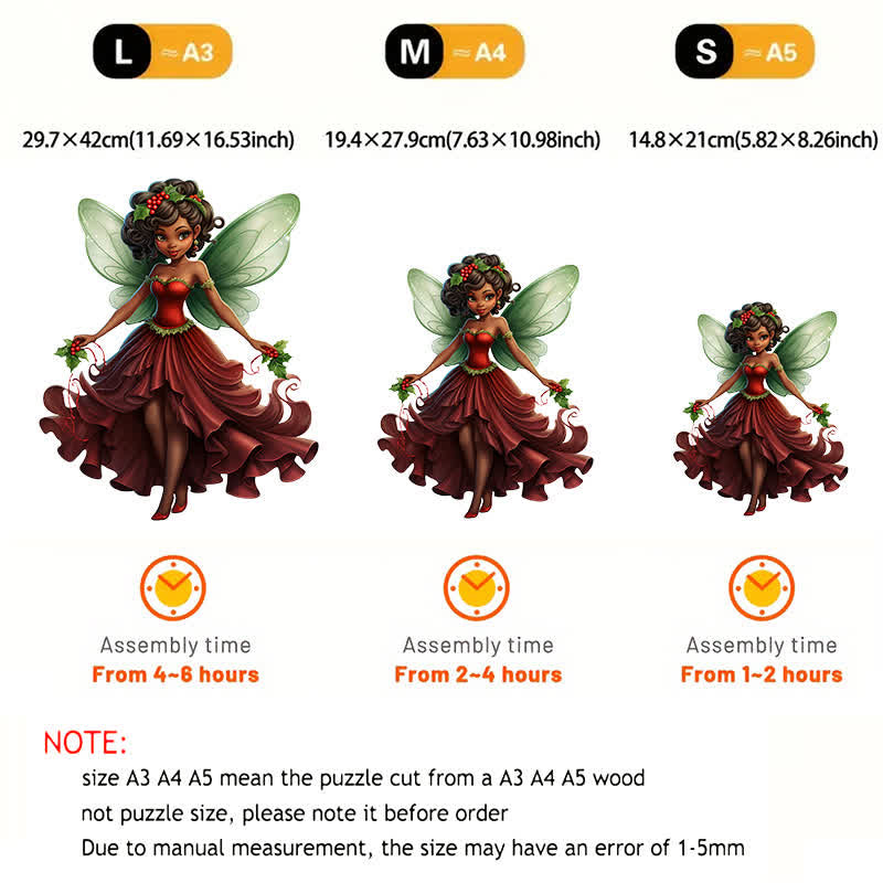 Rubbyoo Majestic Black Little Girl - Wooden Jigsaw Puzzle - image 2