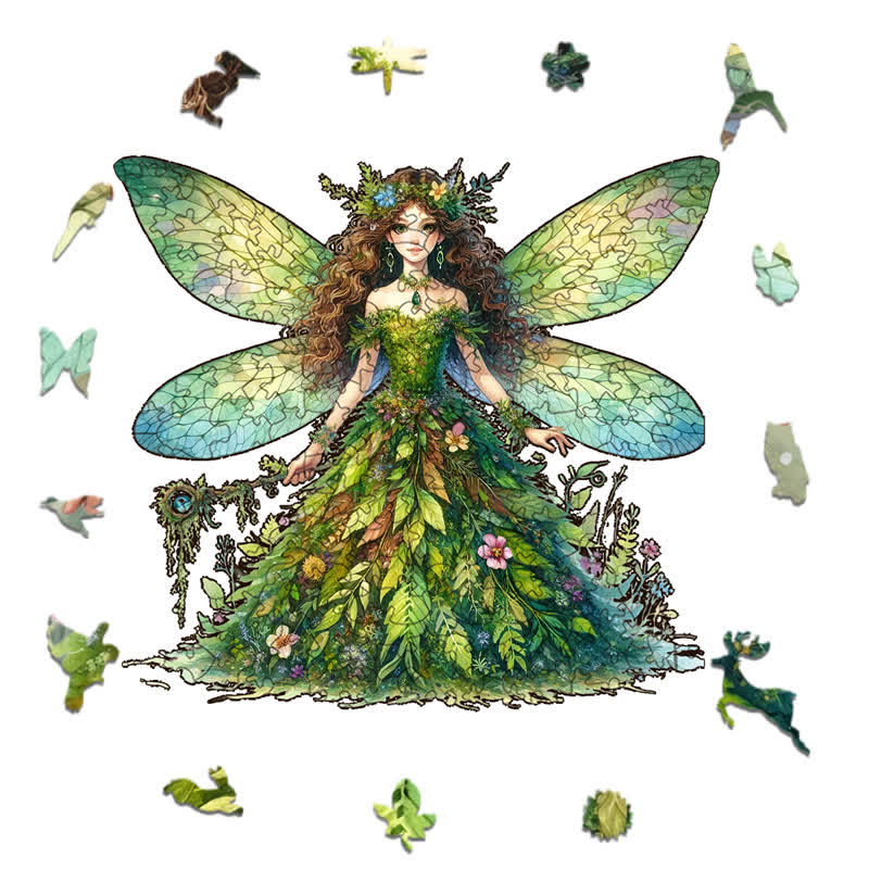 Rubbyoo Celtic Fairy - Wooden Jigsaw Puzzle - image 1