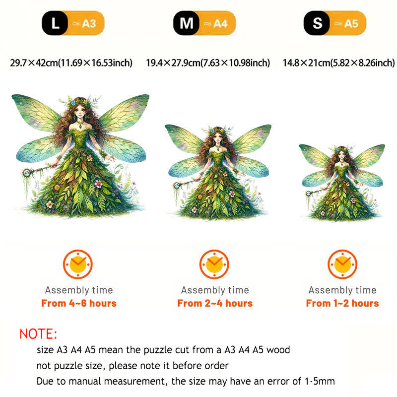 Rubbyoo Celtic Fairy - Wooden Jigsaw Puzzle - image 3