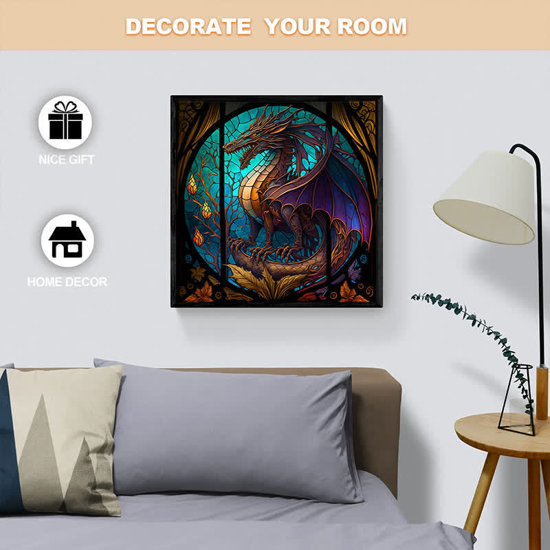 Rubbyoo Dragon Stained -2 Wooden Jigsaw Puzzle - image 7