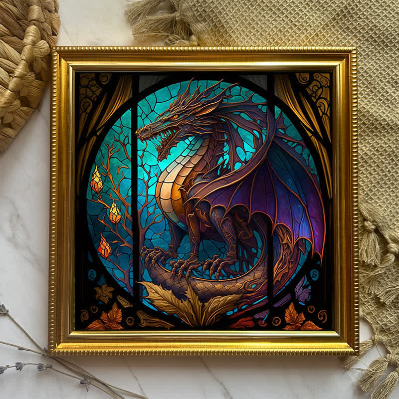 Rubbyoo Dragon Stained -2 Wooden Jigsaw Puzzle - image 6