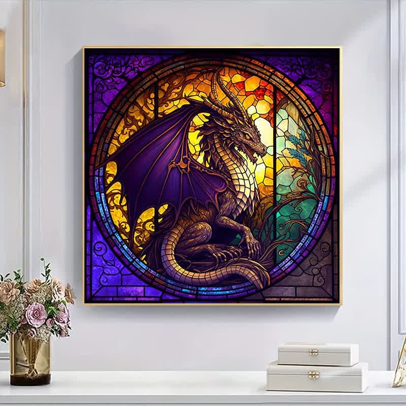 Rubbyoo Dragon Stained -4 Wooden Jigsaw Puzzle - image 7