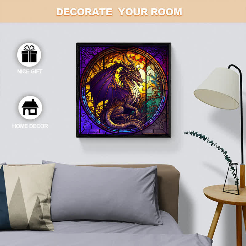 Rubbyoo Dragon Stained -4 Wooden Jigsaw Puzzle - image 6