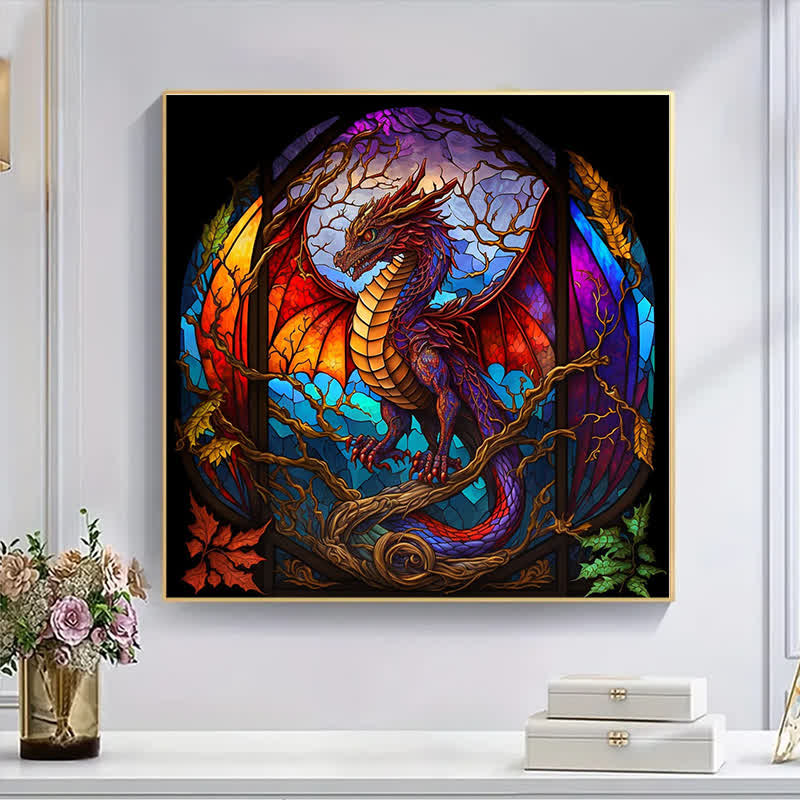 Rubbyoo Dragon Stained -1 Wooden Jigsaw Puzzle - image 7