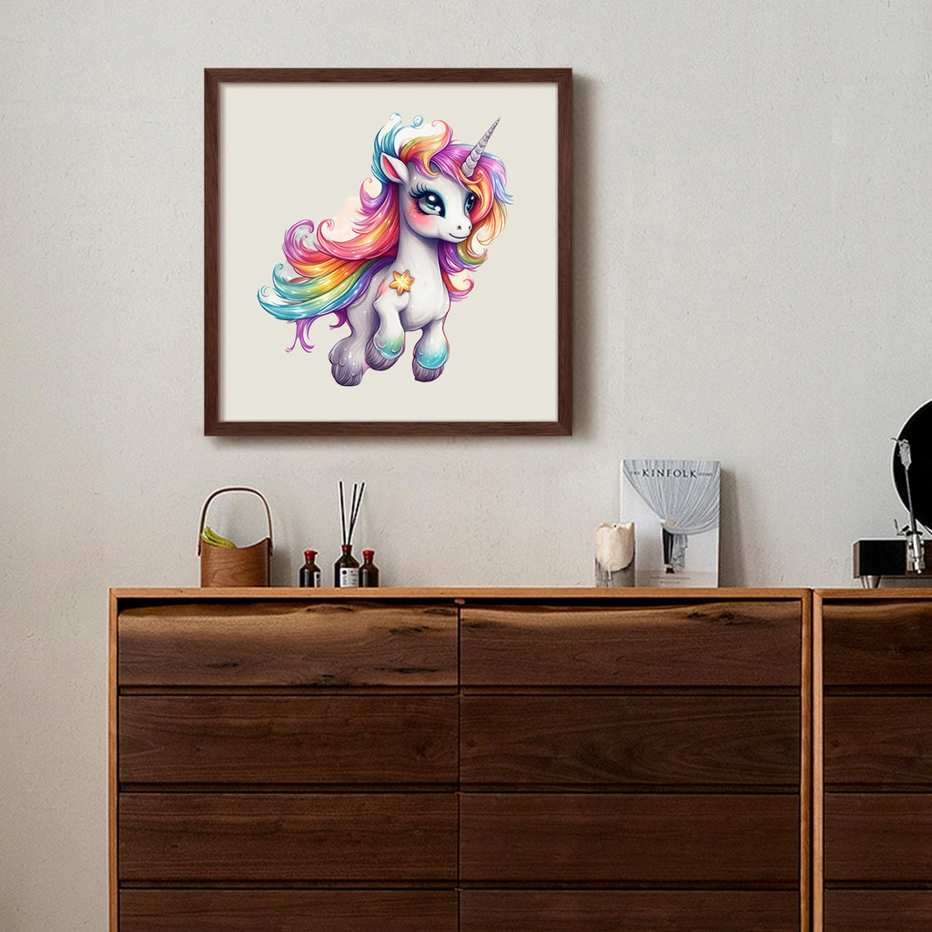 Rubbyoo Cute Unicorn With A Rainbow Mane - Wooden Jigsaw Puzzle - image 8