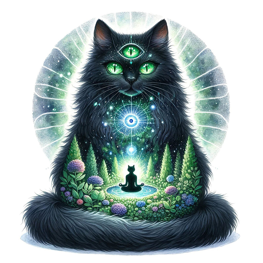 Rubbyoo Majestic Sorcerer Cat | Guardian Of The Arcane -4 Wooden Jigsaw Puzzle - A3 - Wooden Gift Packaging - image 0