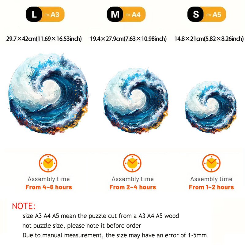 Rubbyoo Marine life in ocean - Wooden Jigsaw Puzzle - image 3