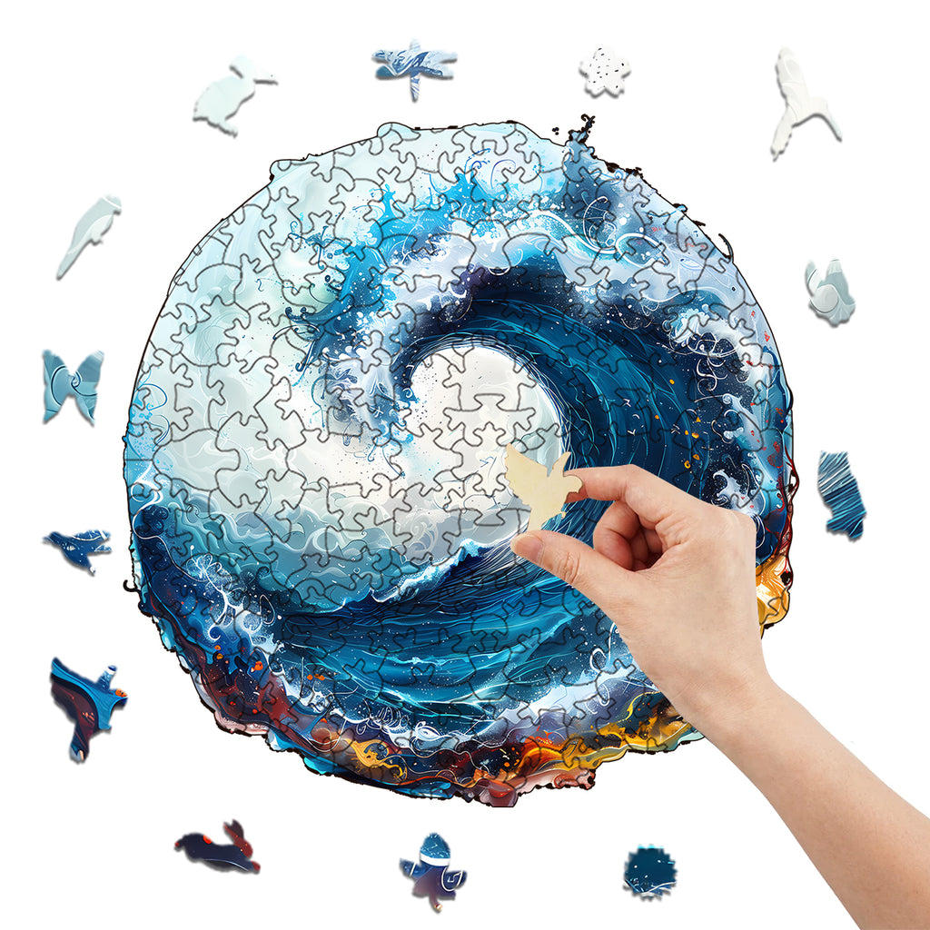 Rubbyoo Marine life in ocean - Wooden Jigsaw Puzzle - image 5