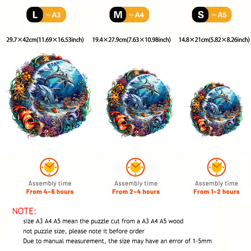 Rubbyoo Marine animals - Wooden Jigsaw Puzzle - image 2