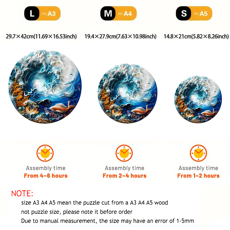 Rubbyoo Vibrant ocean -2 Wooden Jigsaw Puzzle - image 2