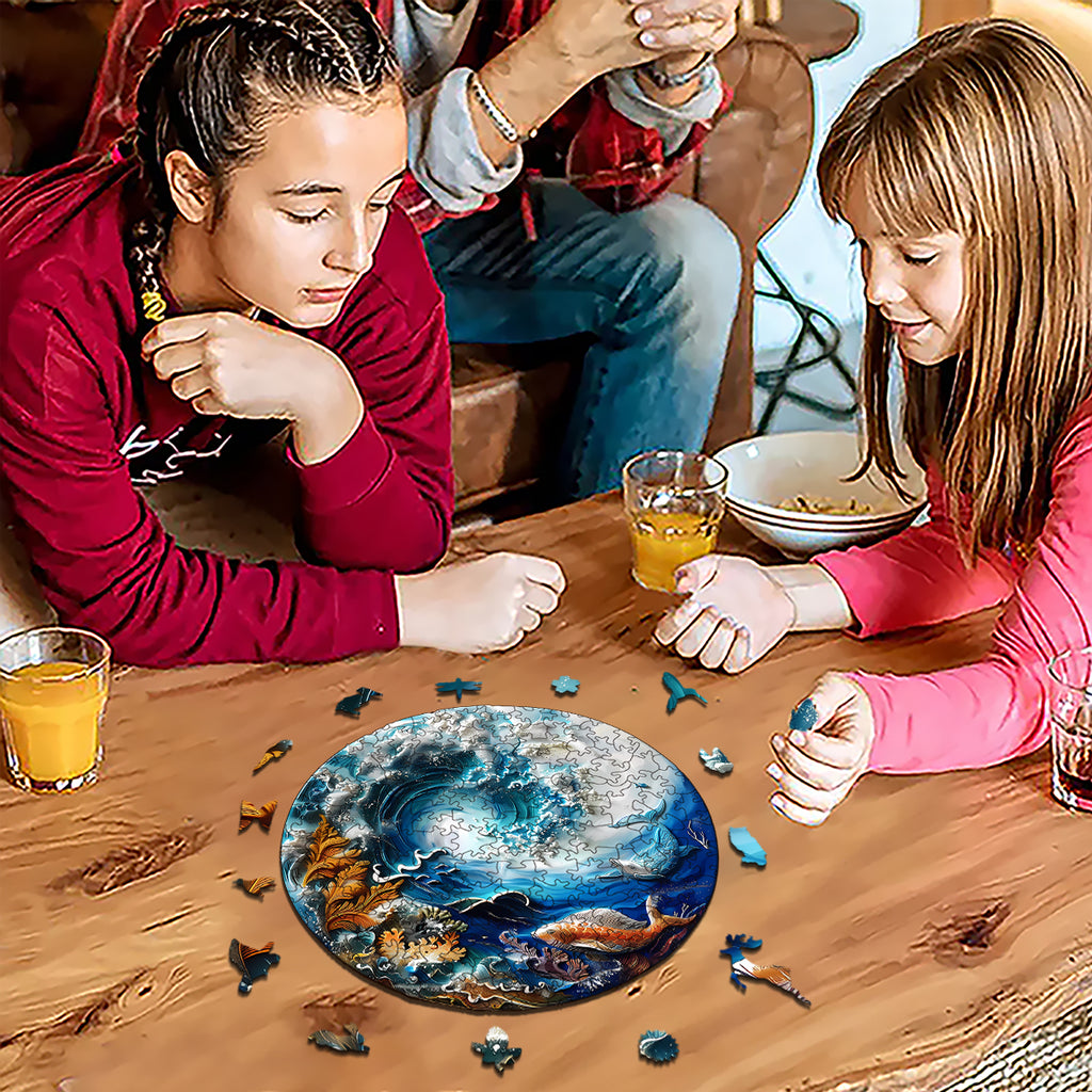 Rubbyoo Vibrant ocean -2 Wooden Jigsaw Puzzle - image 3