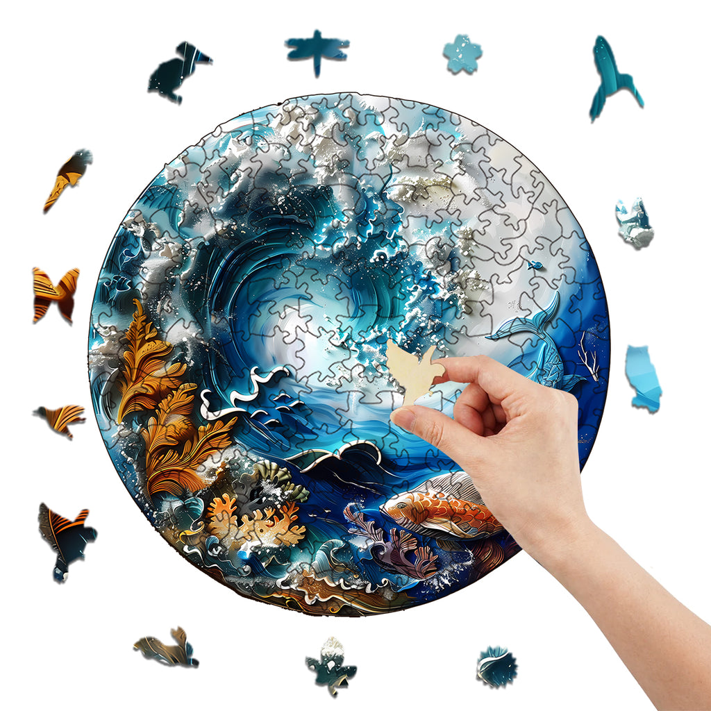 Rubbyoo Vibrant ocean -2 Wooden Jigsaw Puzzle - image 6