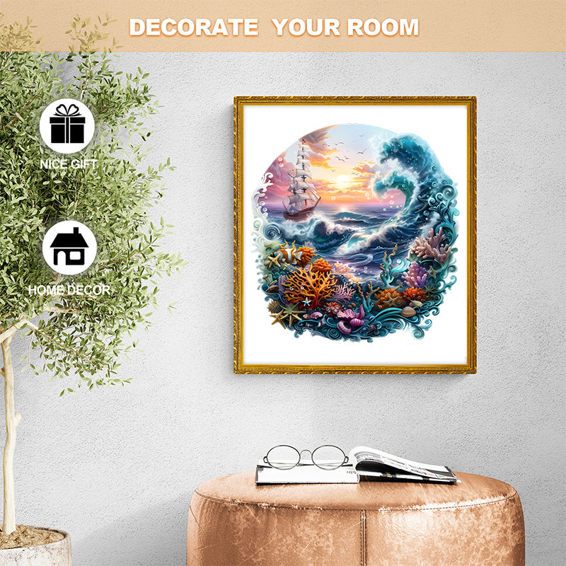 Rubbyoo Vibrant ocean - Wooden Jigsaw Puzzle - image 7