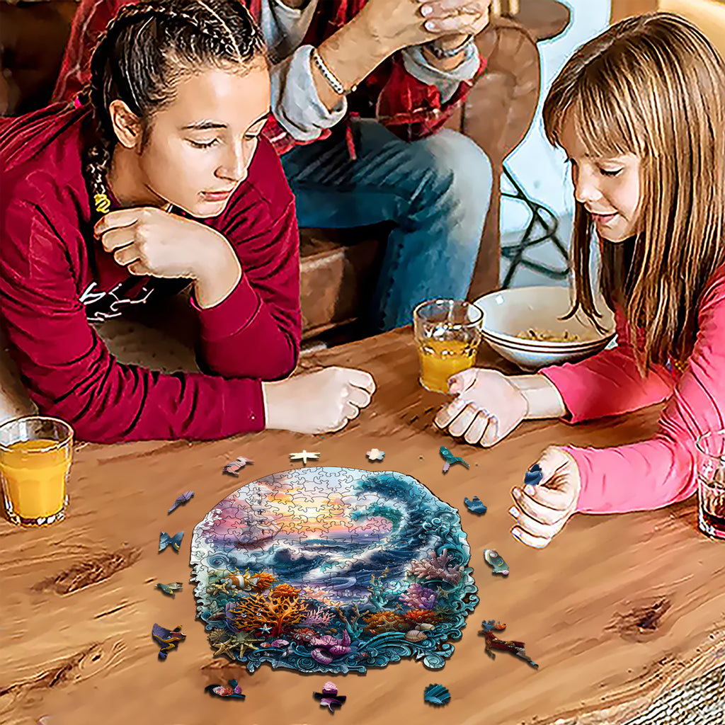 Rubbyoo Vibrant ocean - Wooden Jigsaw Puzzle - image 3