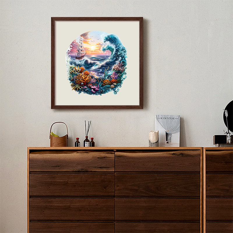 Rubbyoo Vibrant ocean - Wooden Jigsaw Puzzle - image 5