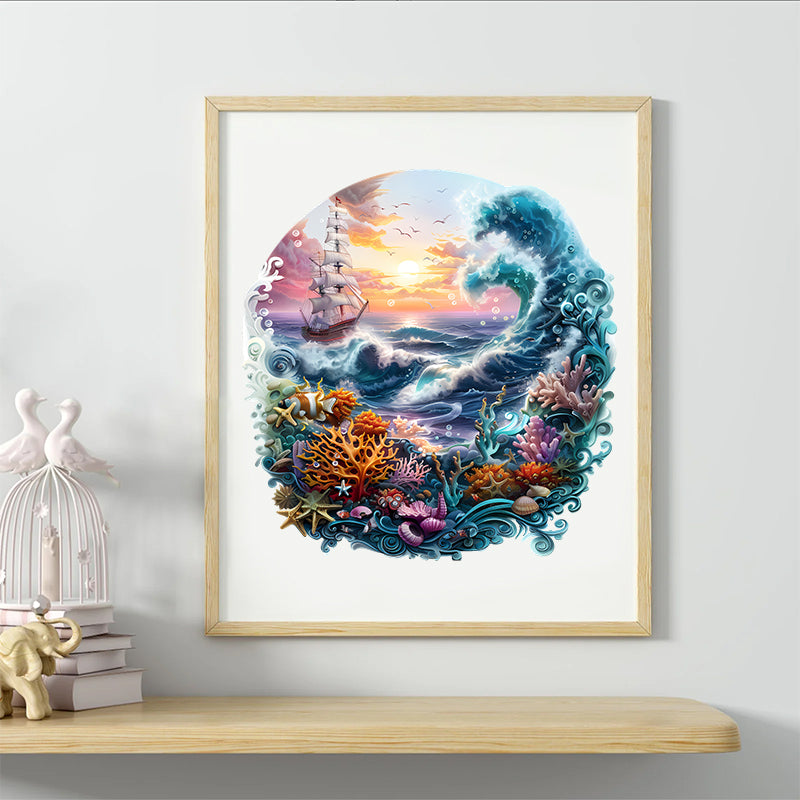 Rubbyoo Vibrant ocean - Wooden Jigsaw Puzzle - image 8