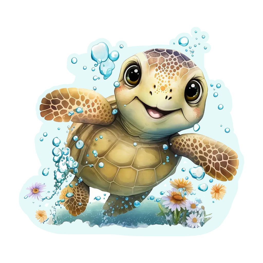 Rubbyoo bany turtle -2 Wooden Jigsaw Puzzle - A3 - Wooden Gift Packaging - image 0