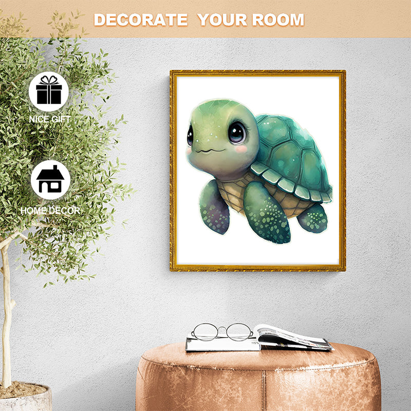 Rubbyoo bany turtle -1 Wooden Jigsaw Puzzle - image 4