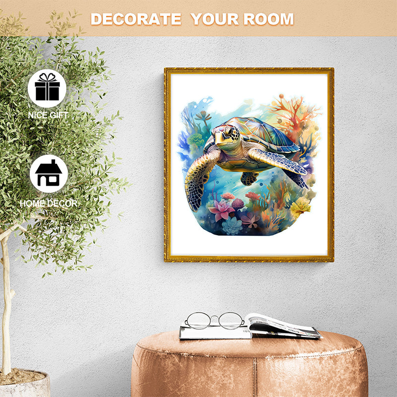 Rubbyoo turtle -2 Wooden Jigsaw Puzzle - image 6