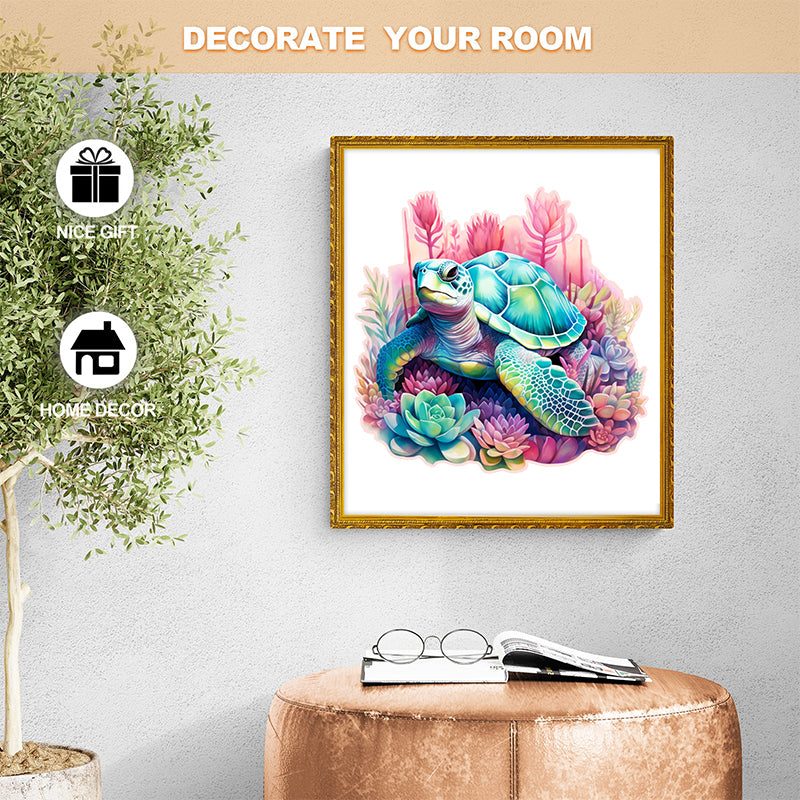 Rubbyoo turtle -1 Wooden Jigsaw Puzzle - image 6