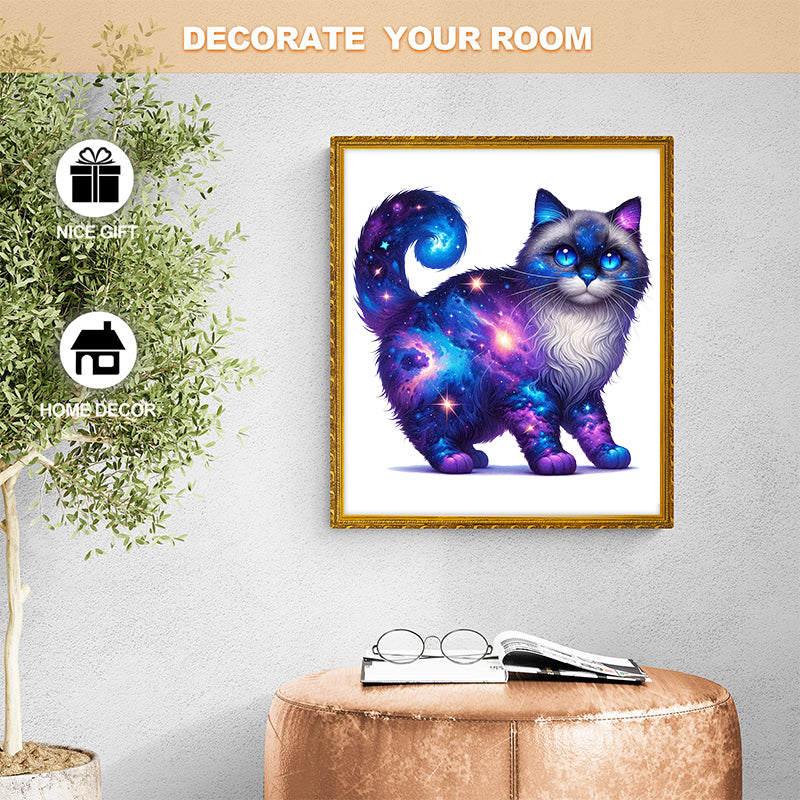 Rubbyoo Cosmic Garden Cat -6 Wooden Jigsaw Puzzle - image 6