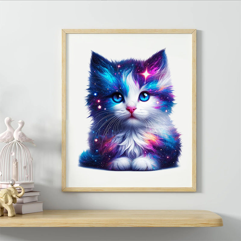 Rubbyoo Cosmic Garden Cat -2 Wooden Jigsaw Puzzle - image 3