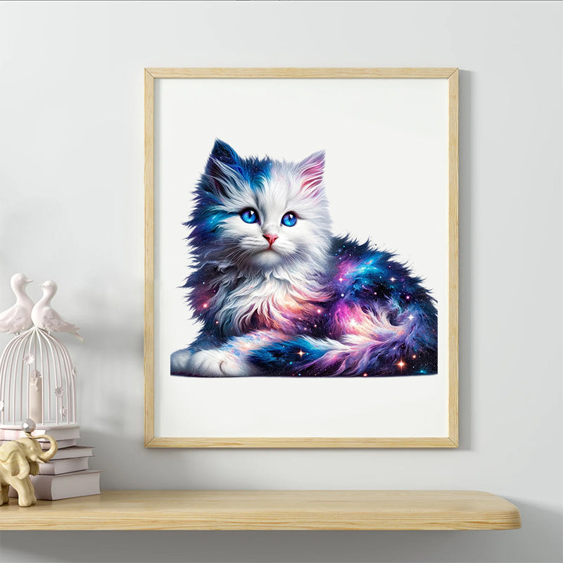 Rubbyoo Cosmic Garden Cat - Wooden Jigsaw Puzzle - image 4