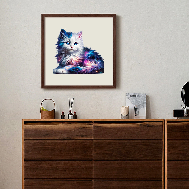 Rubbyoo Cosmic Garden Cat - Wooden Jigsaw Puzzle - image 5