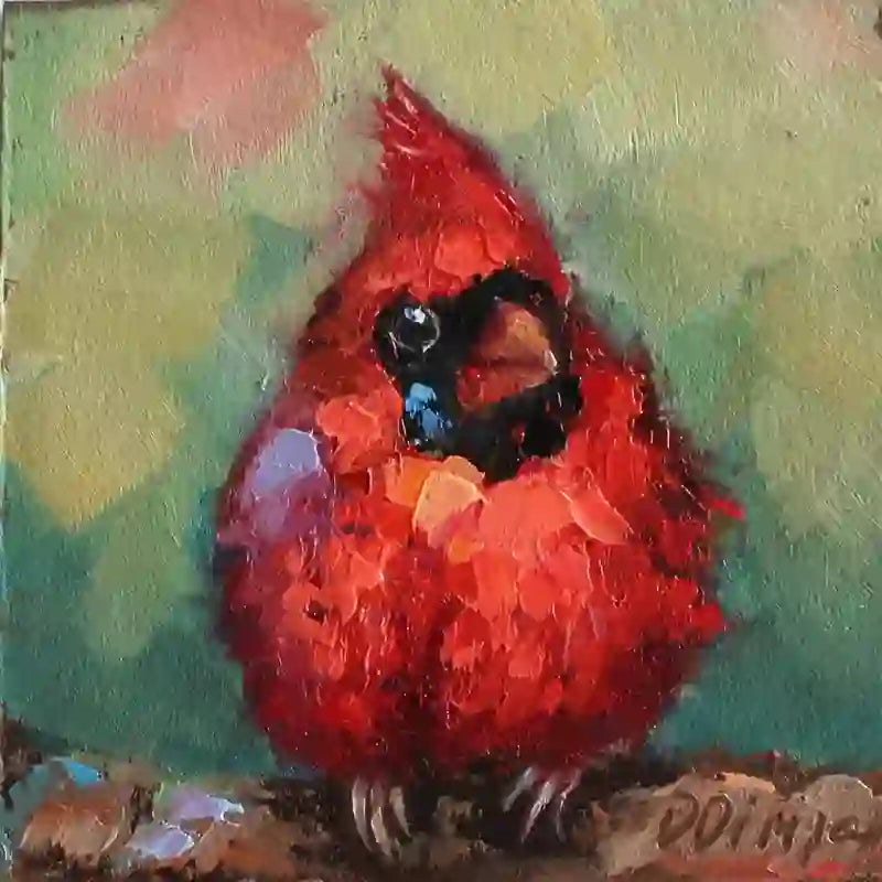 Rubbyoo Red Cardinal - Wooden Jigsaw Puzzle - A3 - Wooden Gift Packaging - image 0