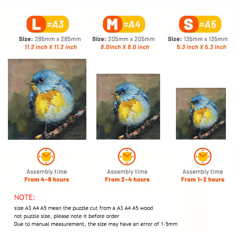 Rubbyoo Bluebird - Wooden Jigsaw Puzzle - image 2