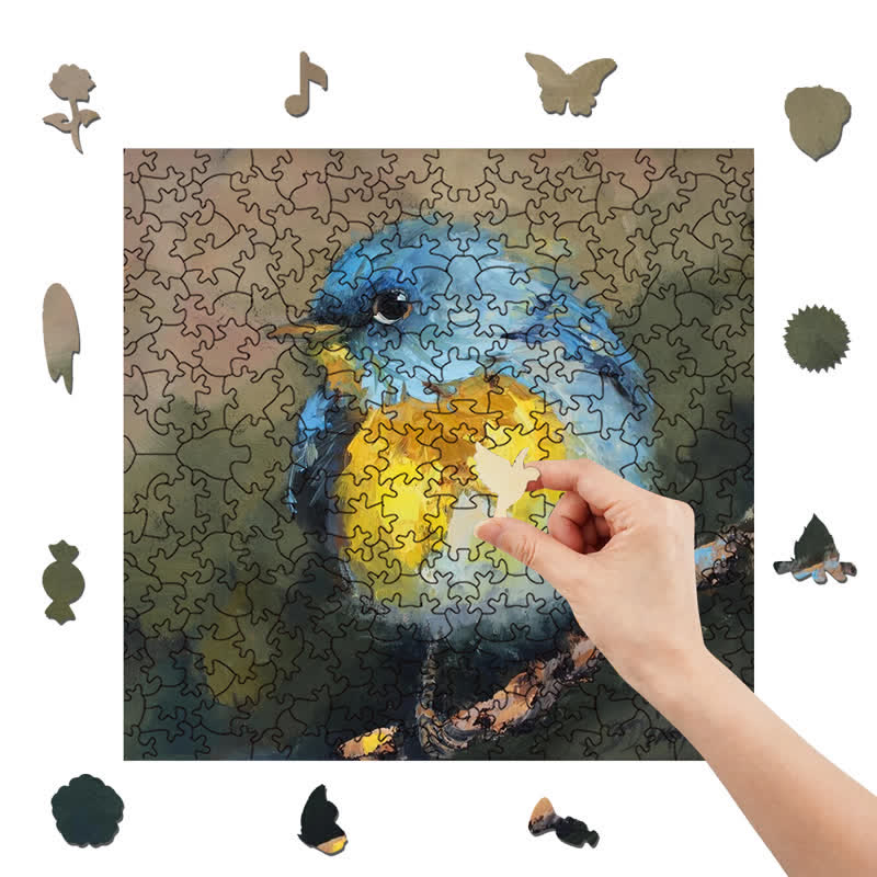 Rubbyoo Bluebird - Wooden Jigsaw Puzzle - image 8