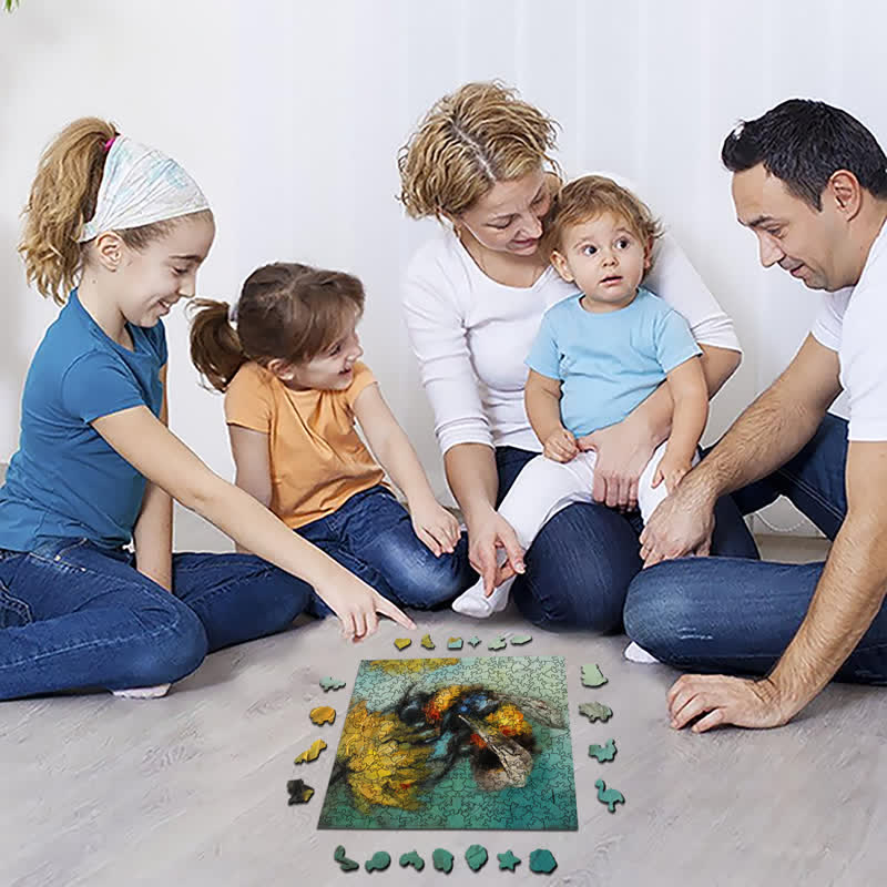 Rubbyoo Bumblebee - Wooden Jigsaw Puzzle - image 3