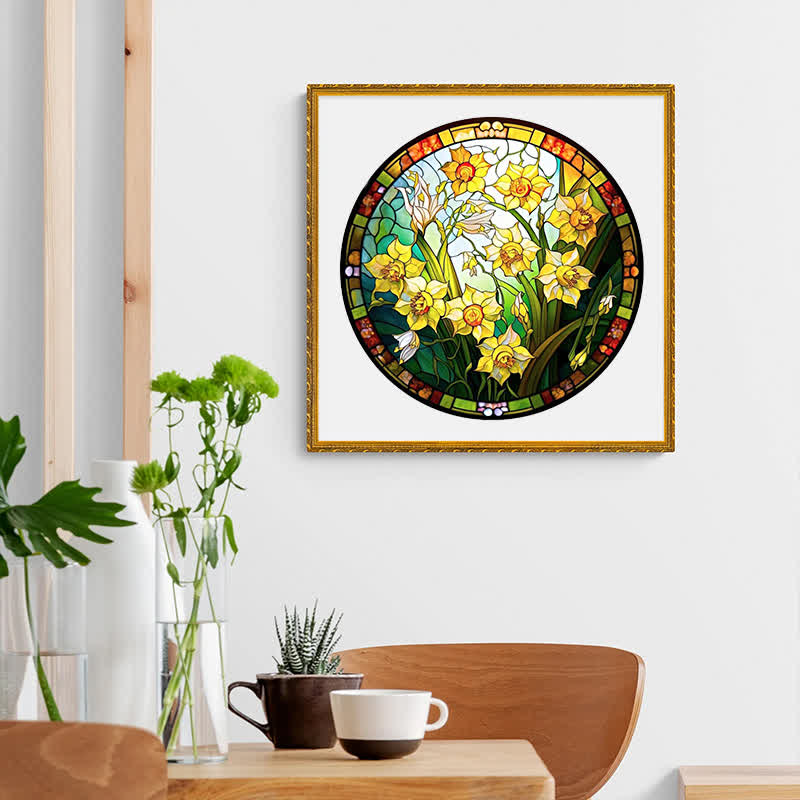 Rubbyoo Daffodil Flower - Wooden Jigsaw Puzzle - image 6