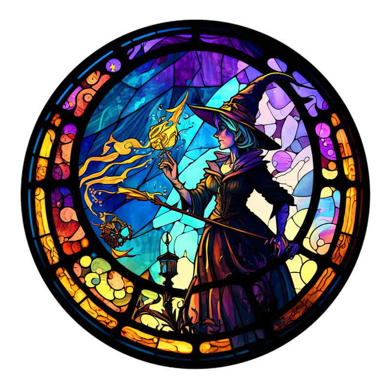 Rubbyoo Elegant Witch With Black Hat - Wooden Jigsaw Puzzle - A3 - Wooden Gift Packaging - image 0