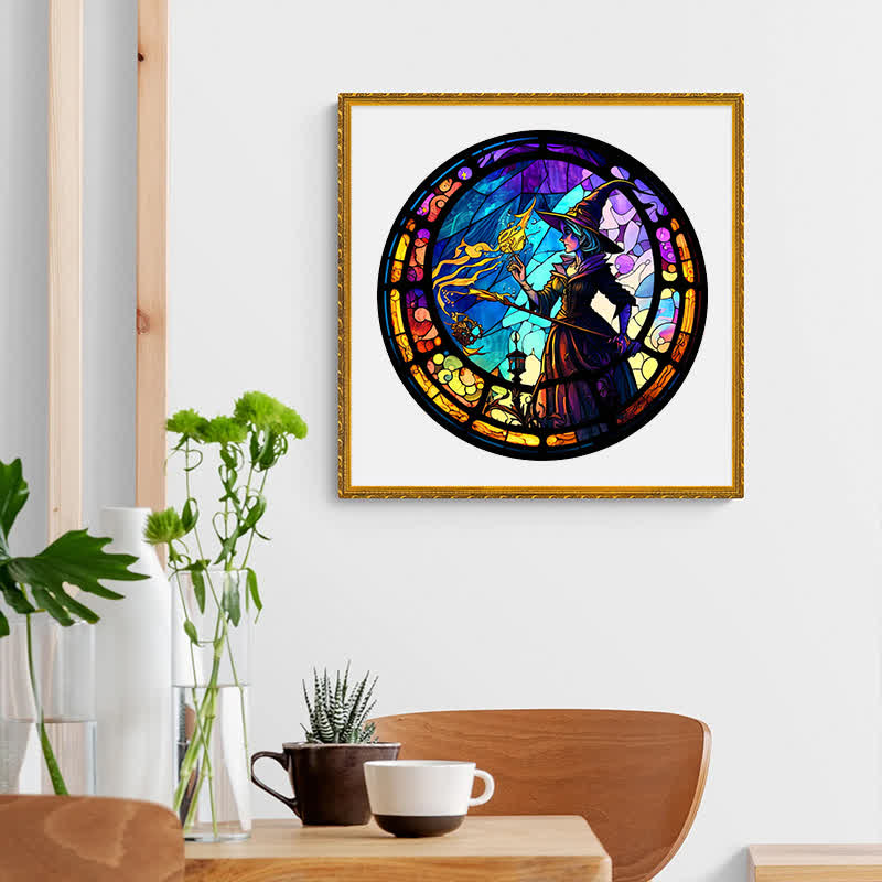 Rubbyoo Elegant Witch With Black Hat - Wooden Jigsaw Puzzle - image 6