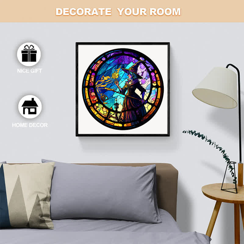 Rubbyoo Elegant Witch With Black Hat - Wooden Jigsaw Puzzle - image 5