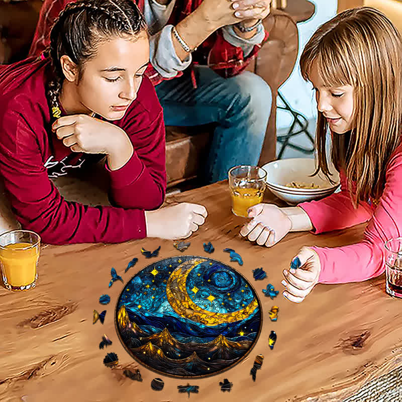 Rubbyoo Starry Night - Wooden Jigsaw Puzzle - image 3