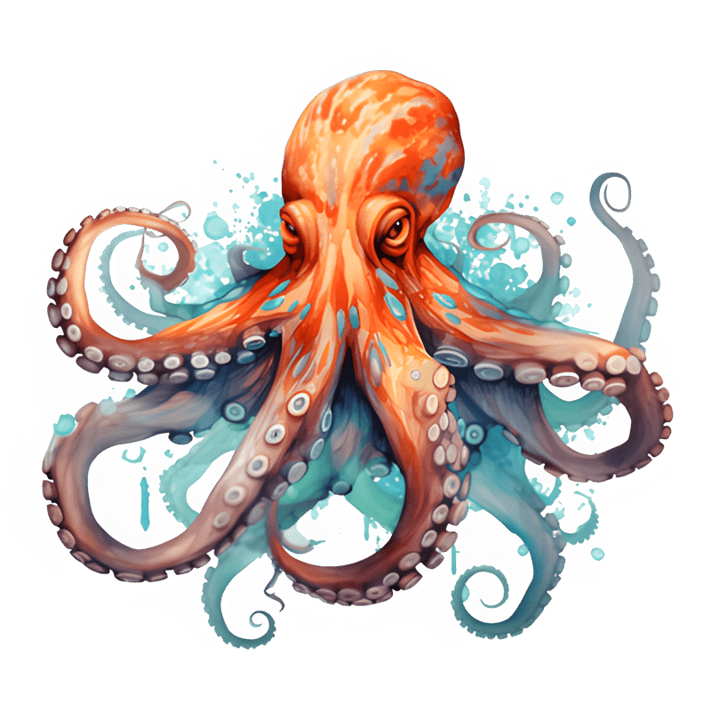 Rubbyoo Colorful Octopus - Wooden Jigsaw Puzzle - A3 - Wooden Gift Packaging - image 0