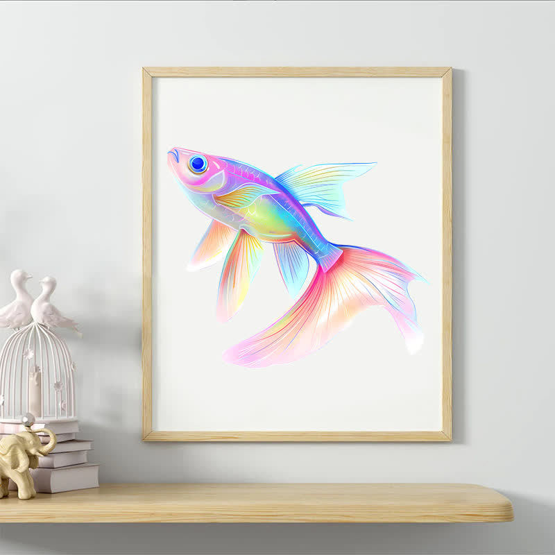 Rubbyoo Colorful rainbow fish - Wooden Jigsaw Puzzle - image 4