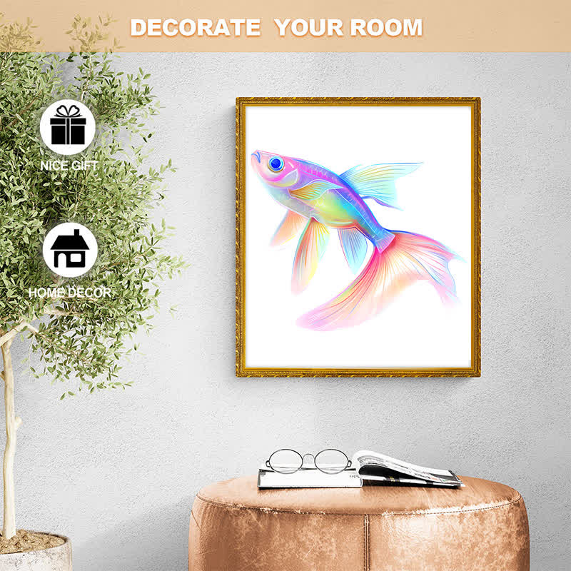Rubbyoo Colorful rainbow fish - Wooden Jigsaw Puzzle - image 7