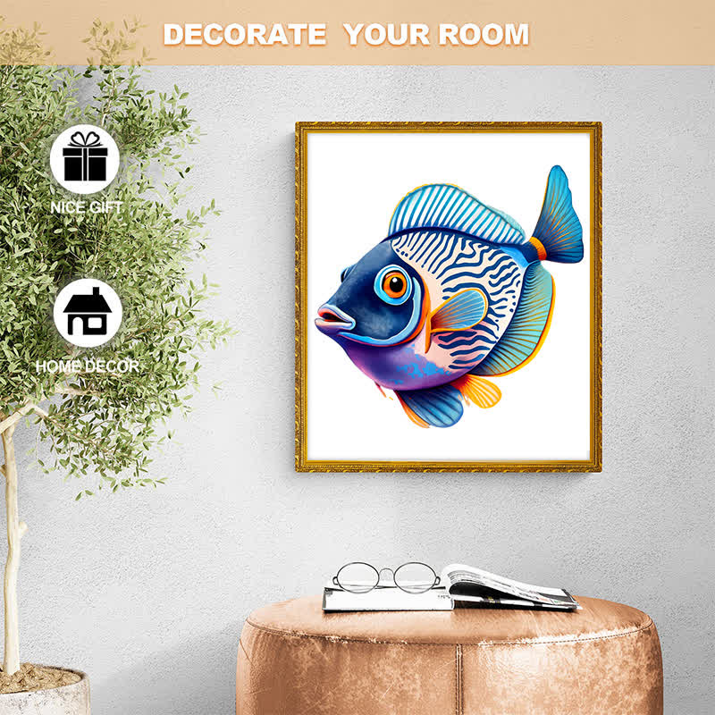 Rubbyoo Colorful Striped Fish - Wooden Jigsaw Puzzle - image 7