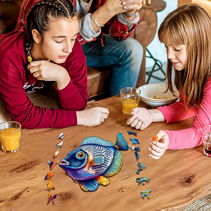 Rubbyoo Colorful Striped Fish - Wooden Jigsaw Puzzle - image 4