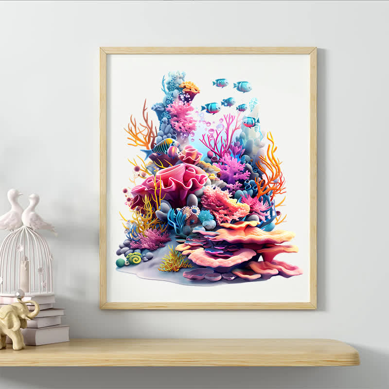Rubbyoo Colorful And Diverse Marine Life - Wooden Jigsaw Puzzle - image 6