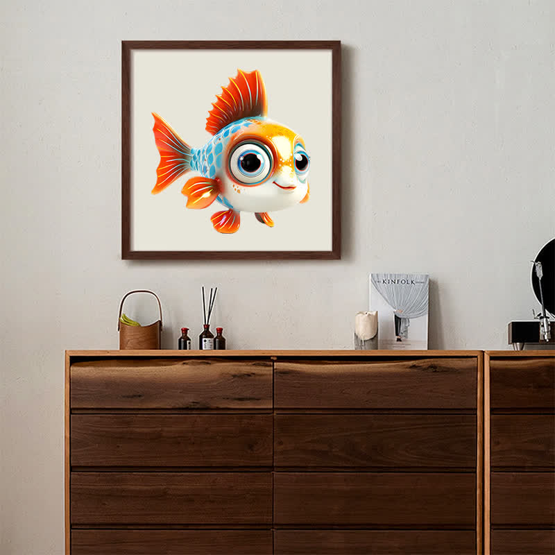 Rubbyoo Colorful Fish With Big Eyes And - Wooden Jigsaw Puzzle - image 6