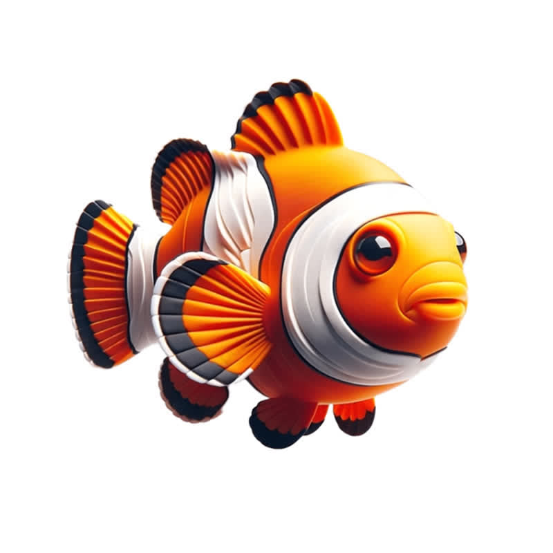 Rubbyoo Sea Animals Clown Fish - Wooden Jigsaw Puzzle - A3 - Wooden Gift Packaging - image 0